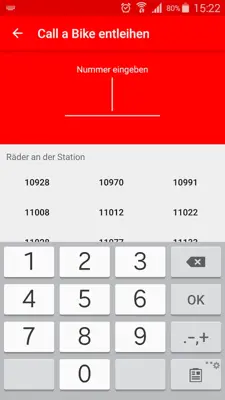 Call a Bike android App screenshot 3